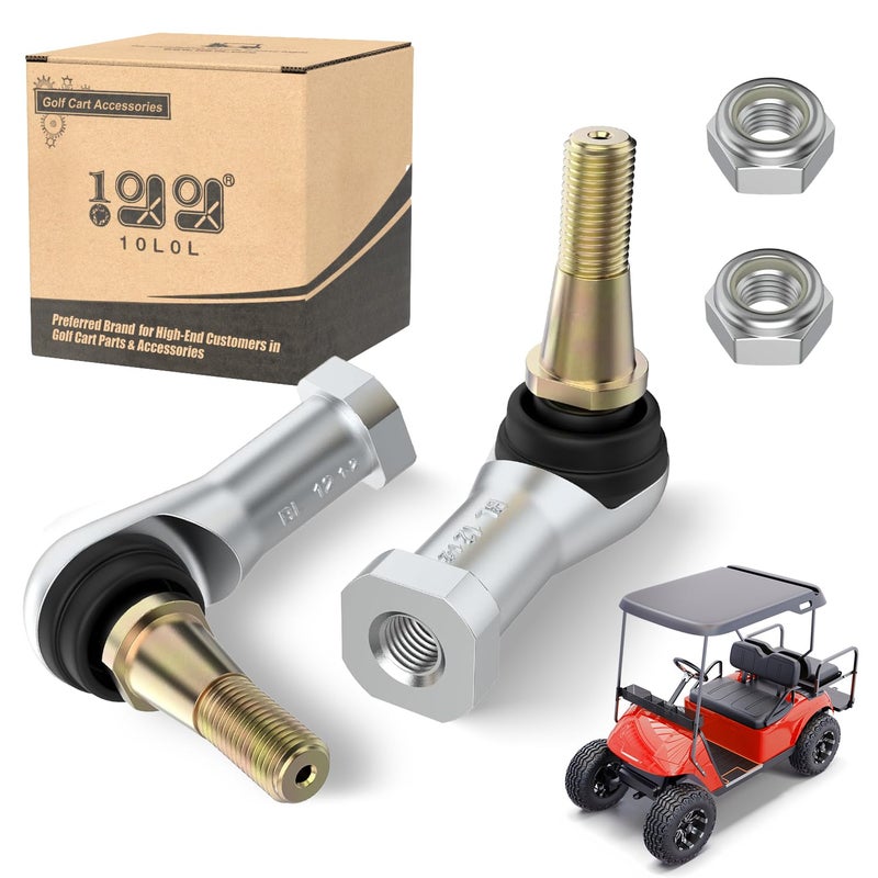 10L0L Ball Joint Tie Rod End Kit for EZGO TXT 2001-up Electric & Gas Golf Cart, OEM# 70902-G01 70902-G02, Set of 2 (Driver & Passenger Side) - Image 1